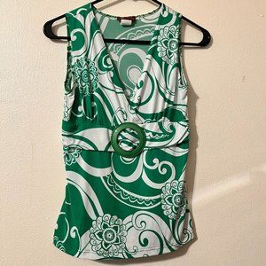 Tavia womens blouse sleeveless, size L